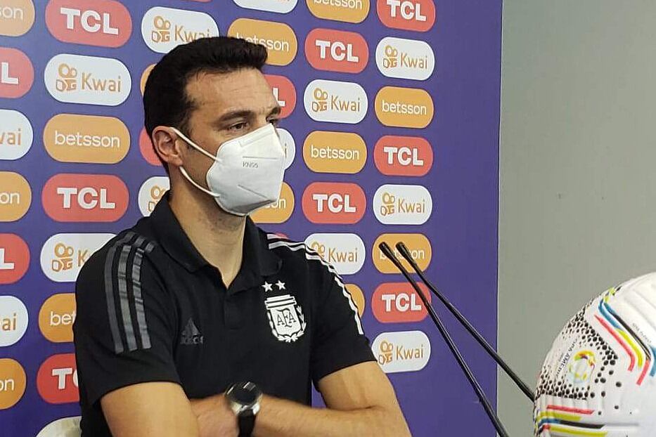 Lionel Scaloni, DT de la Selección.