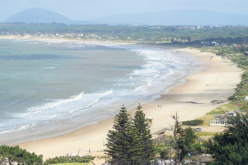 Las playas alejadas del centro de Punta del Este brindan más tranquilidad.