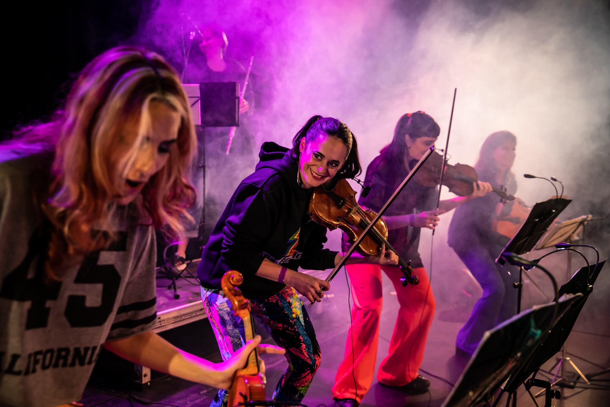 “Música, cuerpo y declaración colectiva”, propone La Empoderada para el show. Foto: Martina Perosa