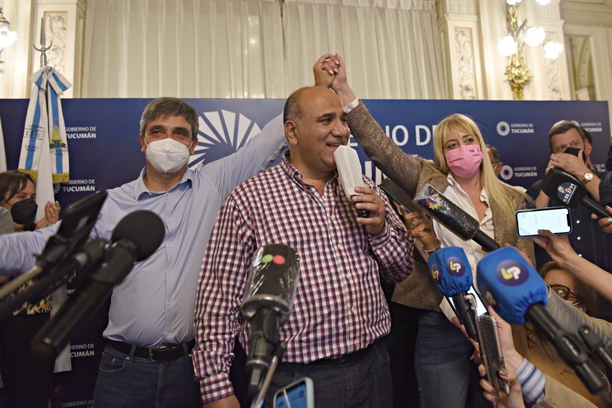 El gobernador Juan Manzur celebró los resultados.