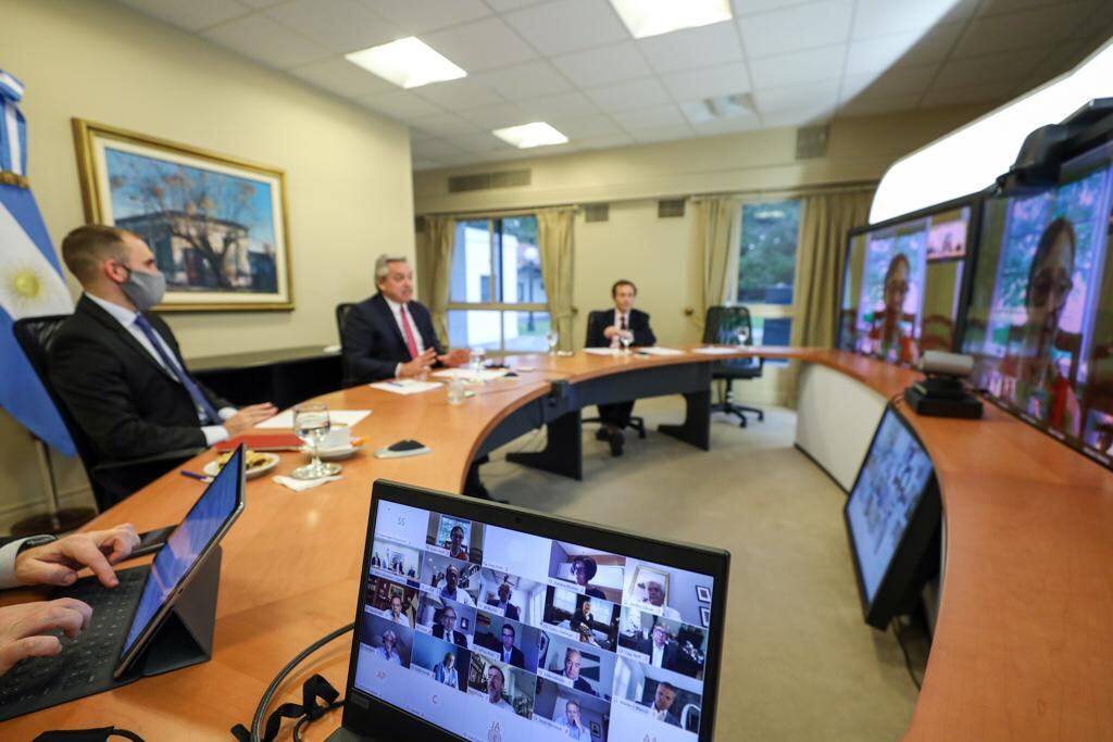 Alberto Fernández planteó oportunidades de inversión a los empresarios.