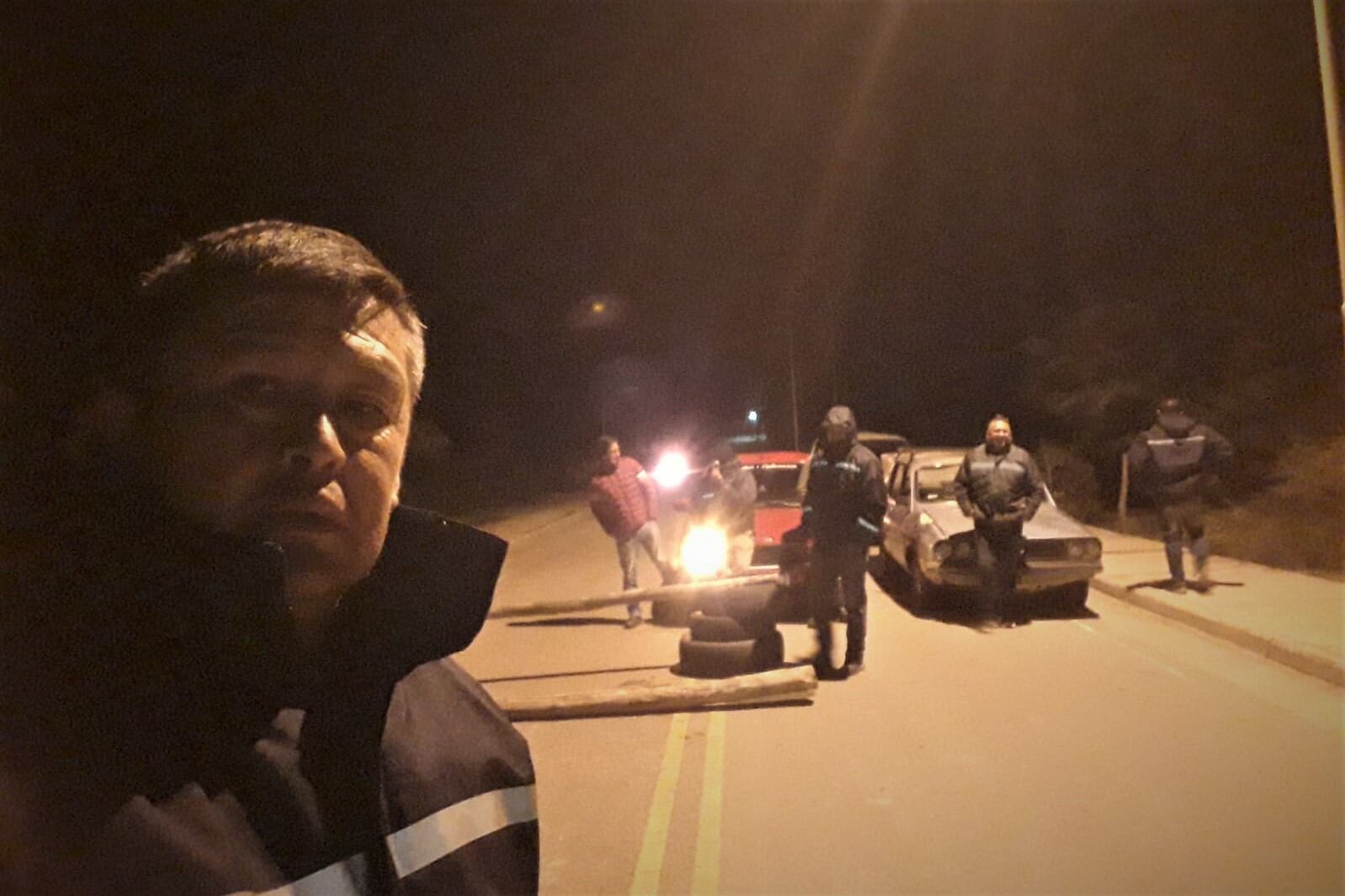 Corte de ruta de los trabajadores de la minera Galaxy Lithium.