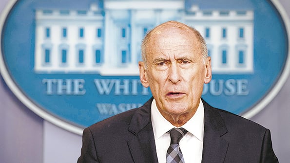 Coats denunció una “amplia campaña de mensajes” por parte de Moscú para “alterar la campaña”.