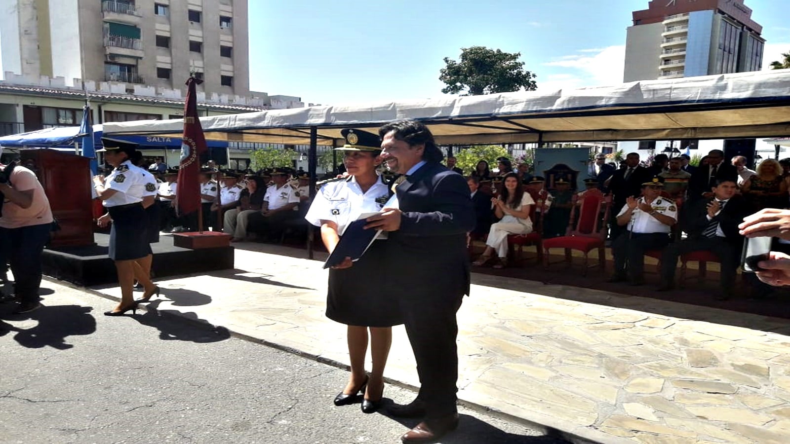 Norma Morales y Gustavo Sáenz