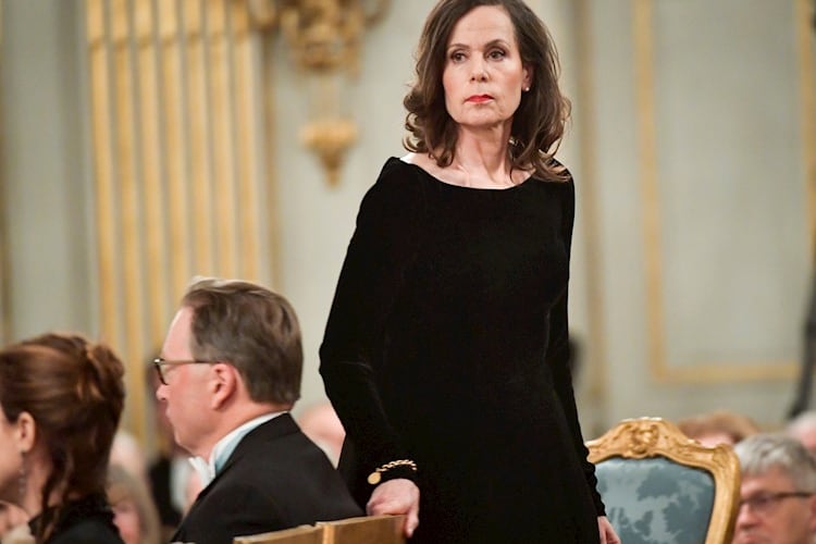 Danius, en una imagen de diciembre de 2017, meses antes del comienzo de la crisis en la Academia Sueca.