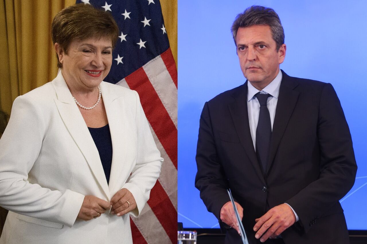 El mitin con la titular del FMI, Kristalina Georgieva, uno de los ejes