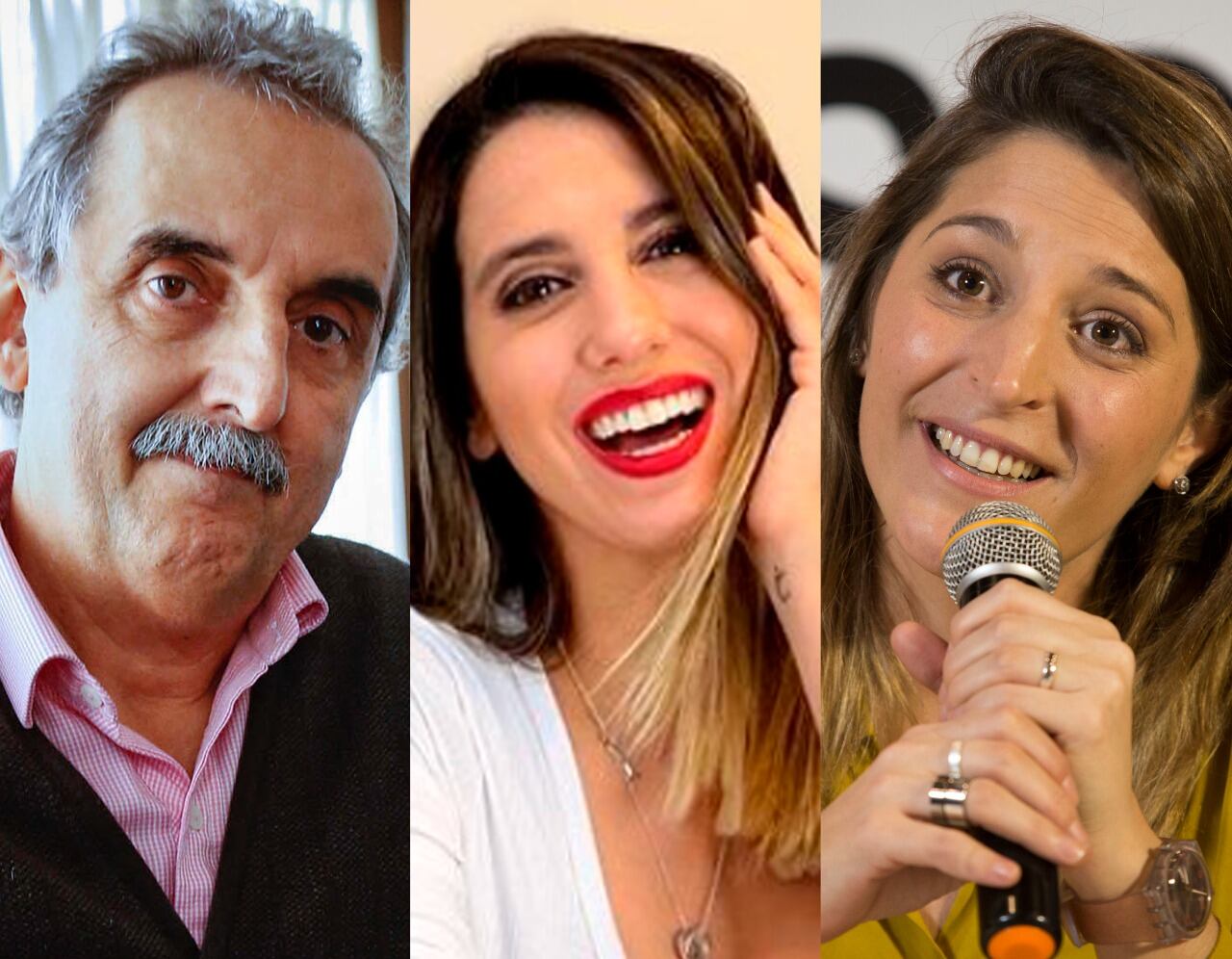 Cinthia Fernández, Guillermo Moreno y Manuela Castañeira, tres precandidatos que quedaron fuera de carrera.