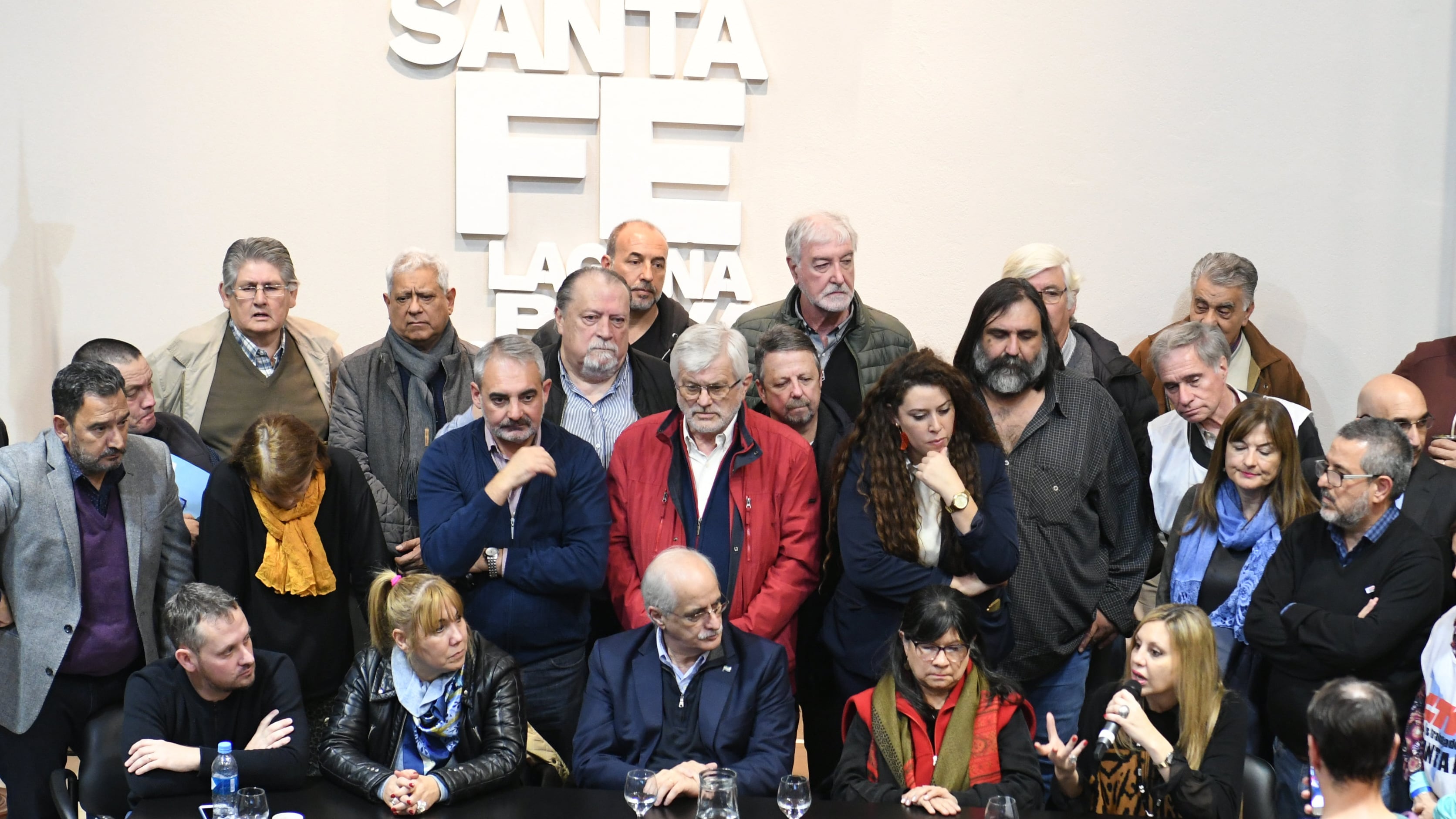 El cierre de la Cumbre de los Pueblos que sesionó ayer en Santa Fe.