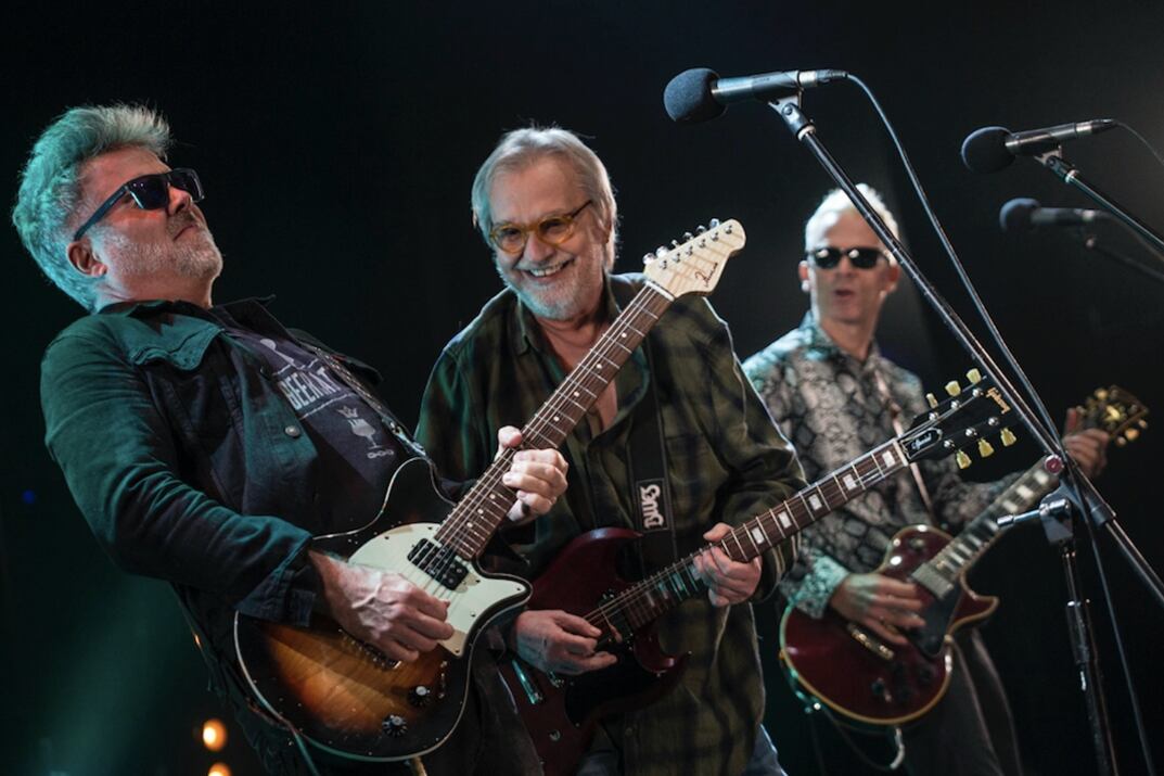 Juanchi Baleirón, David Lebón y Baltasar Comotto en Beat Baires 2021