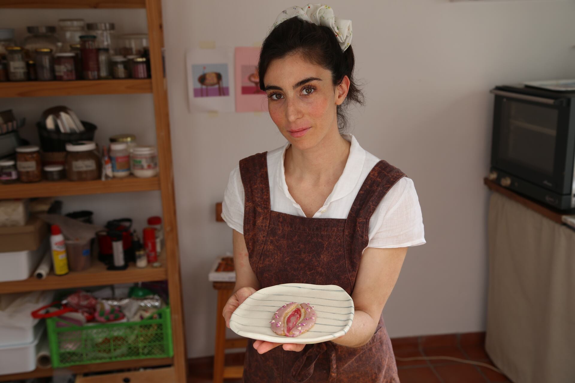 Chula Gálvez y sus deliciosas galletitas con forma de vulva.