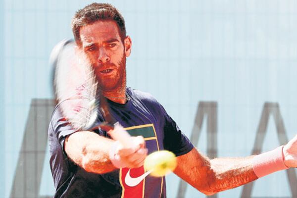 Juan Martín Del Potro, en la Caja Mágica.