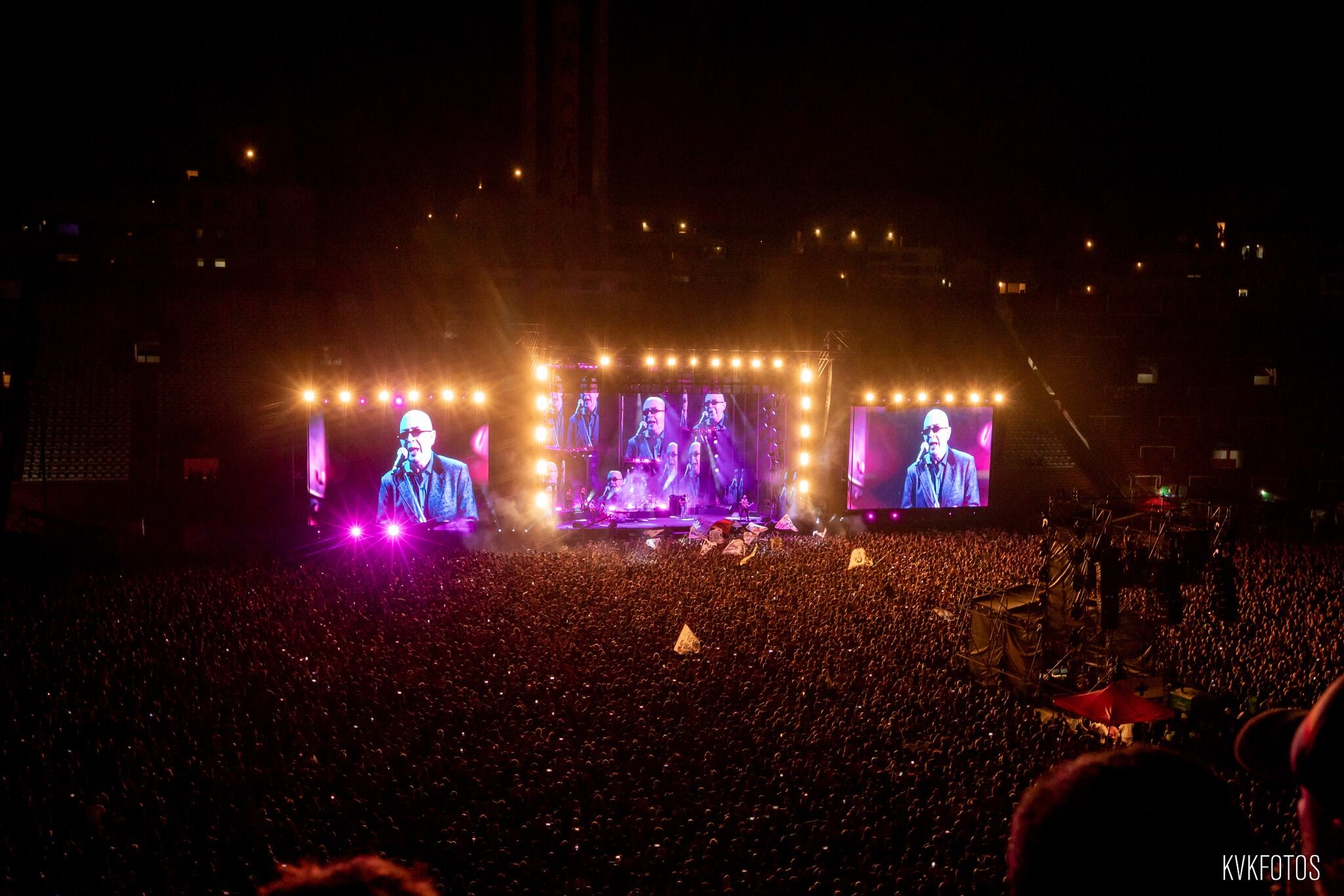 El último recital de la banda tuvo lugar en el estadio de Huracán, en noviembre de 2022 (Imagen: Gentileza KVK Fotos).