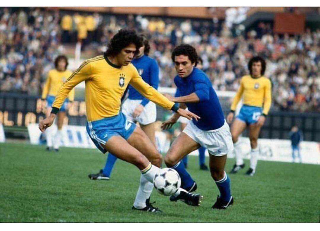 Roberto Dinamite, figura de Brasil en 1978, en el duelo ante Italia por el tercer puesto.