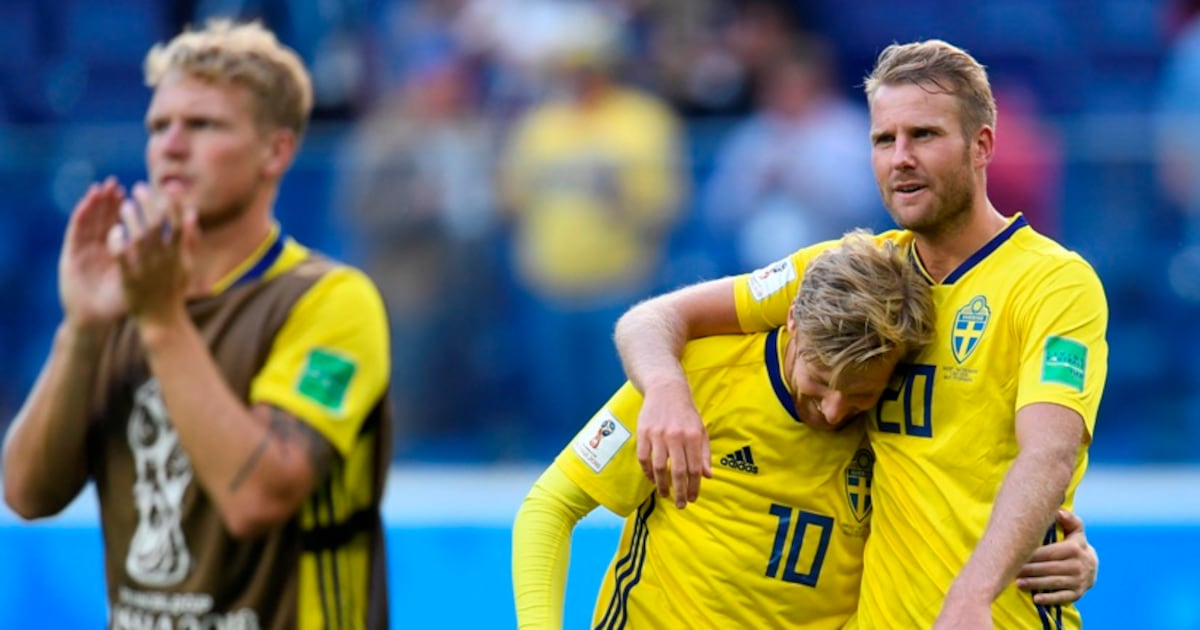Suecia goleó 5-1 a Túnez