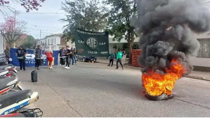 Protesta de trabajadores
