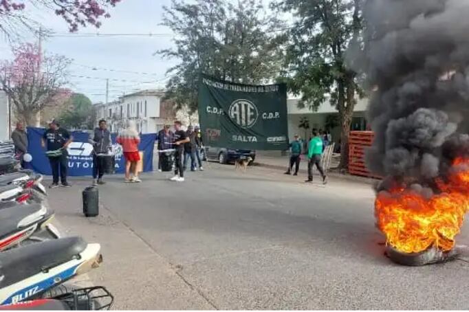 Protesta de trabajadores