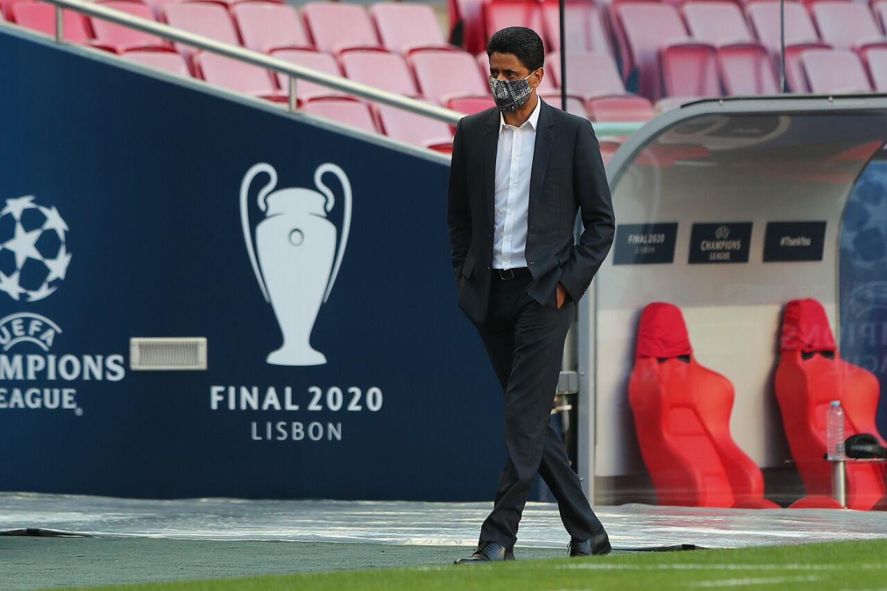 El presidente de PSG, Nasser Al-Khelaifi.