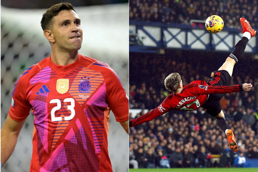 Dibu Martínez, el mejor arquero del año. La chilena de Garnacho, el gol que ganó el Premio Puskás de FIFA.