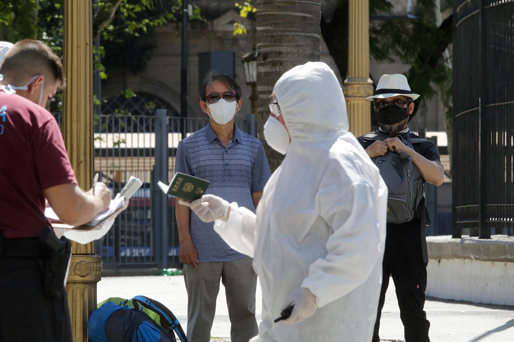 Una de las detenciones que hubo en la Ciudad de Buenos Aires.