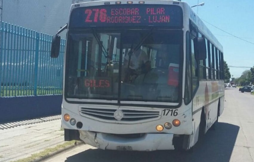 Un chofer de la línea 276 fue baleado y hay paro. Imagen: NA