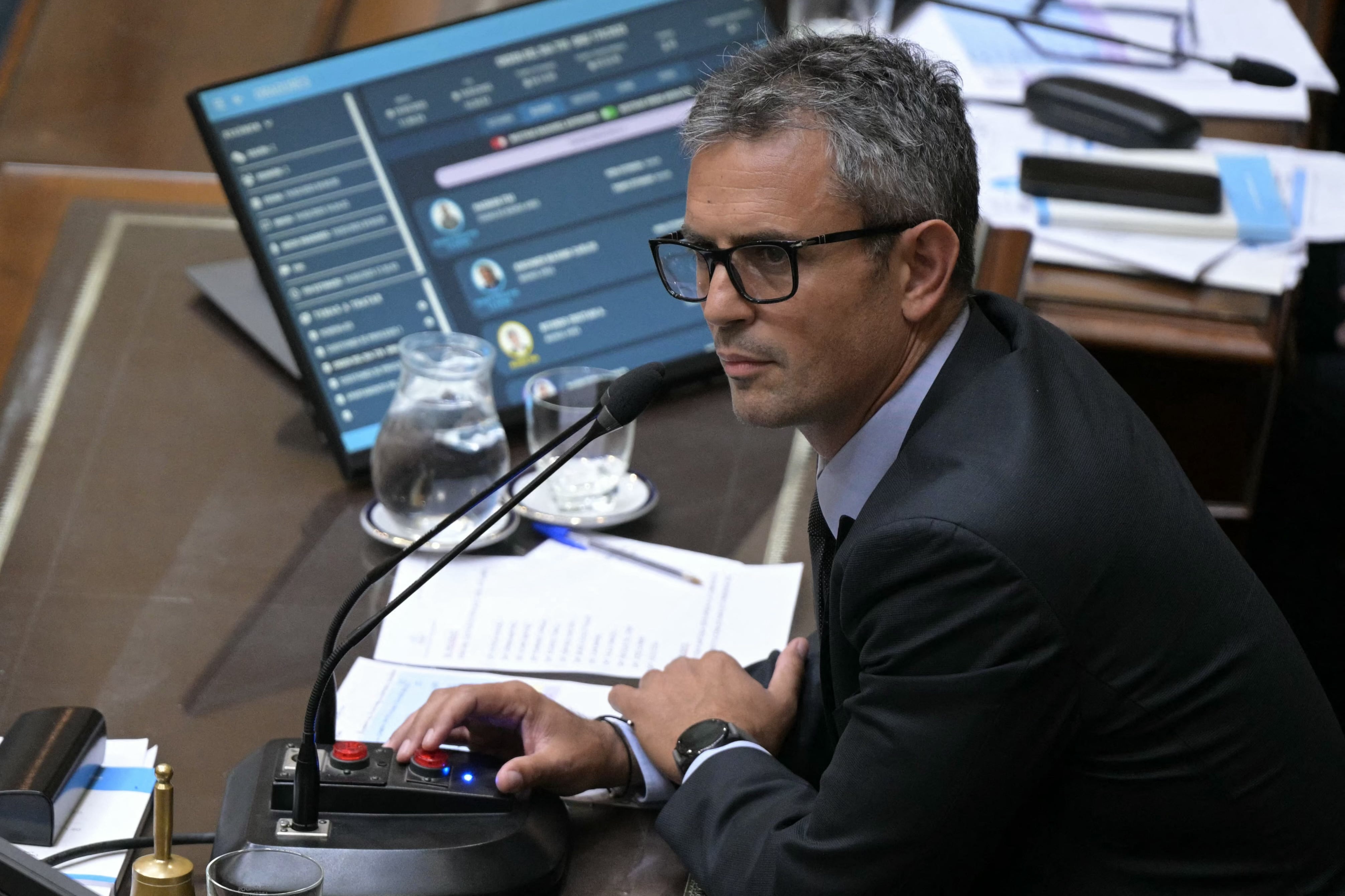 El presidente de la Cámara de Diputados, Martín Menem.