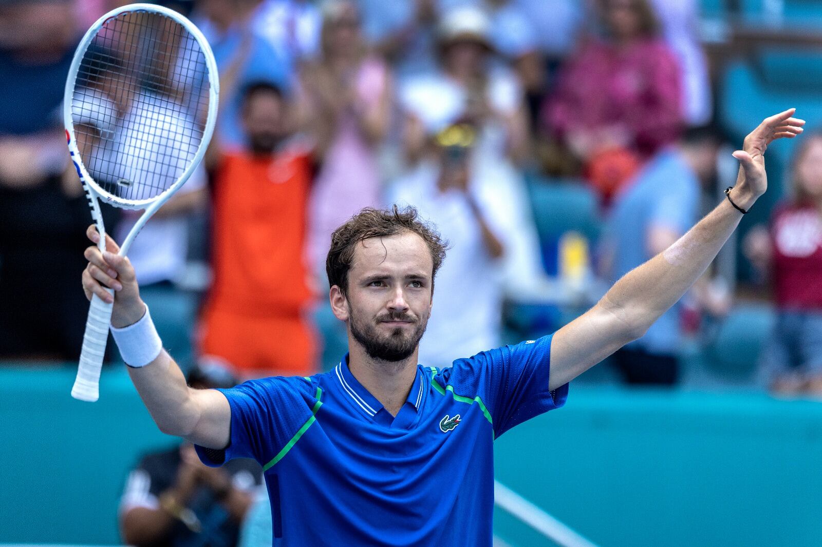 El ruso Daniil Medvedev, 5º del ránking masculino