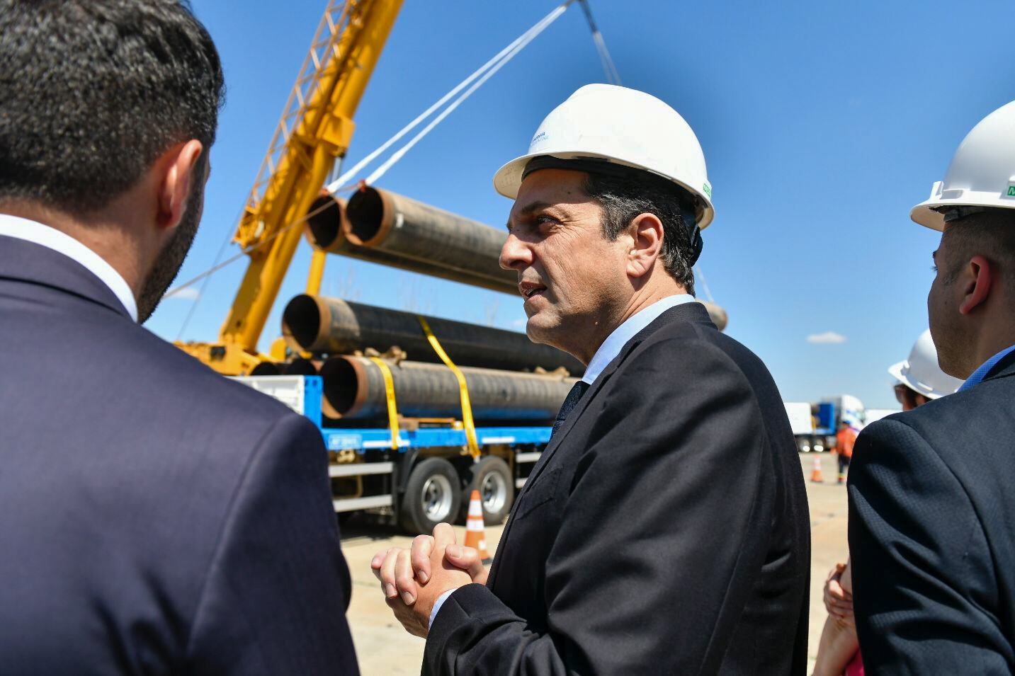 "Con el gasoducto, este año nos ahorrábamos 4900 millones de dólares", afirmó Massa.
