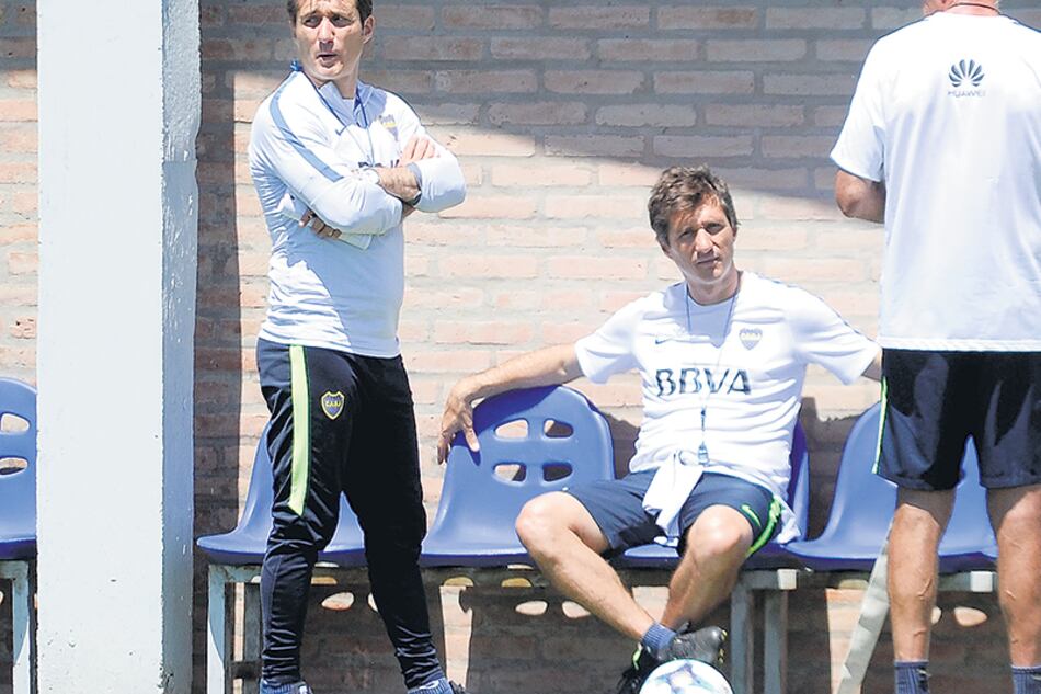 Una pausa en el entrenamiento para Guillermo y Gustavo, quienes ya piensan en el año que viene.