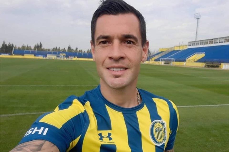 Caraglio se sacó una selfie en el predio de Arroyo Seco.