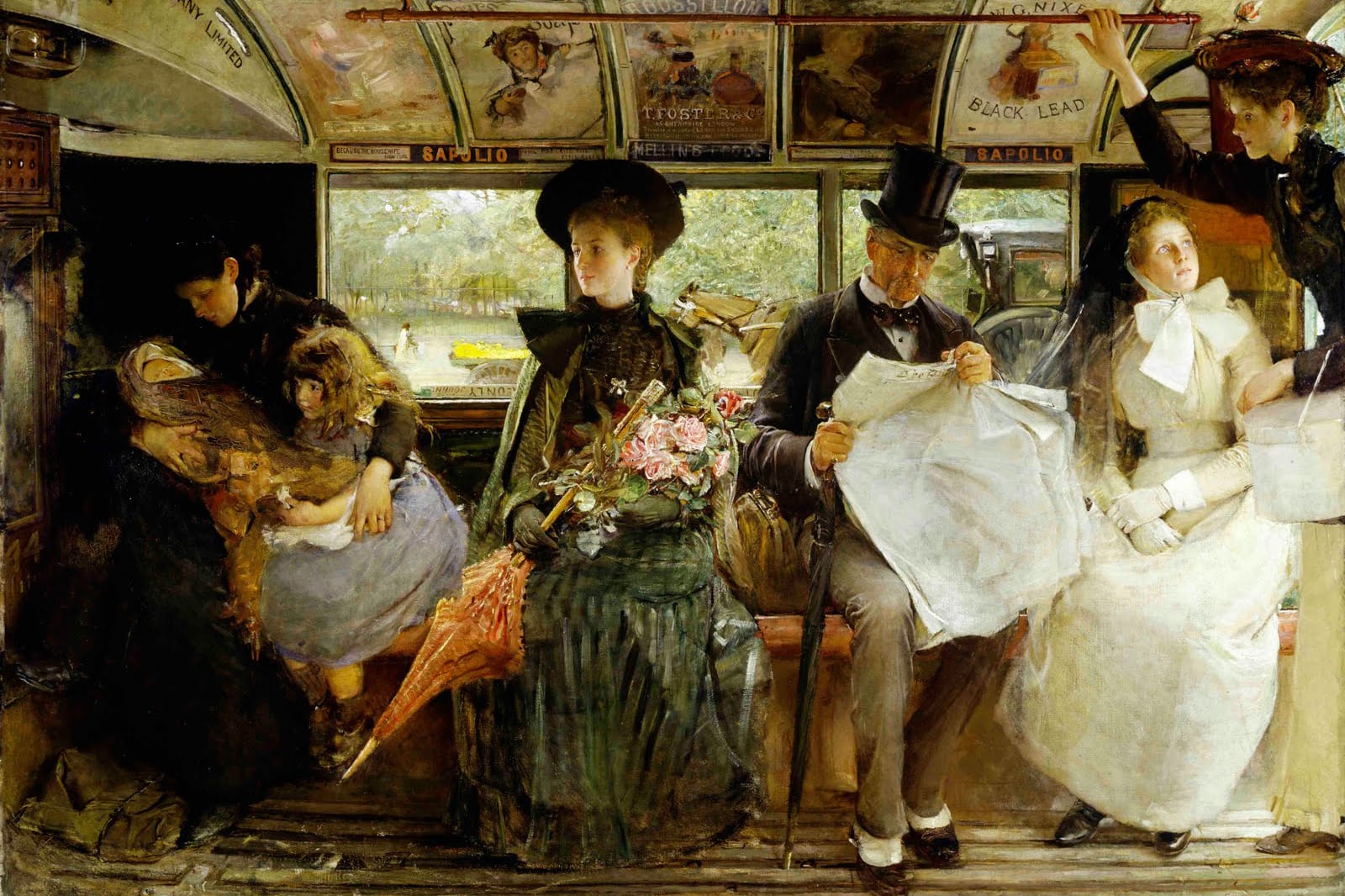 George William Joy, The Bayswater Omnibus, 1895.