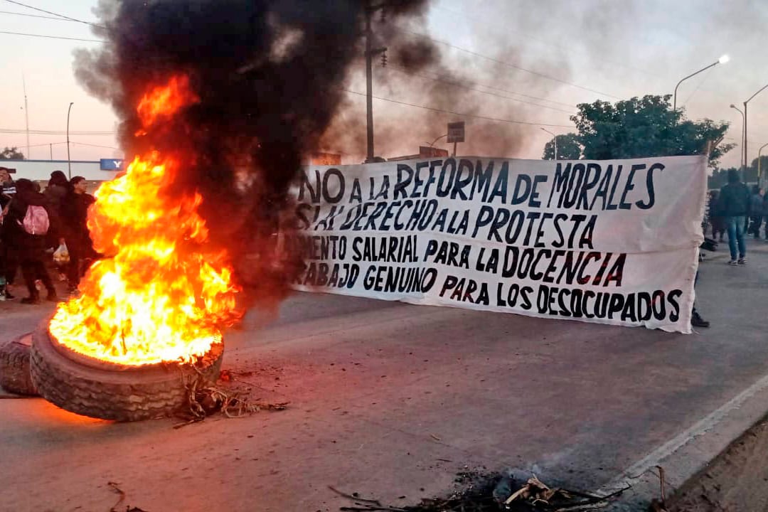 Las protestas se produjeron en toda la provincia de Jujuy.
