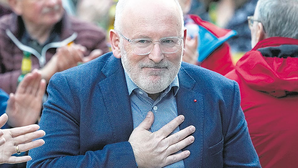 Timmermans, en carrera.