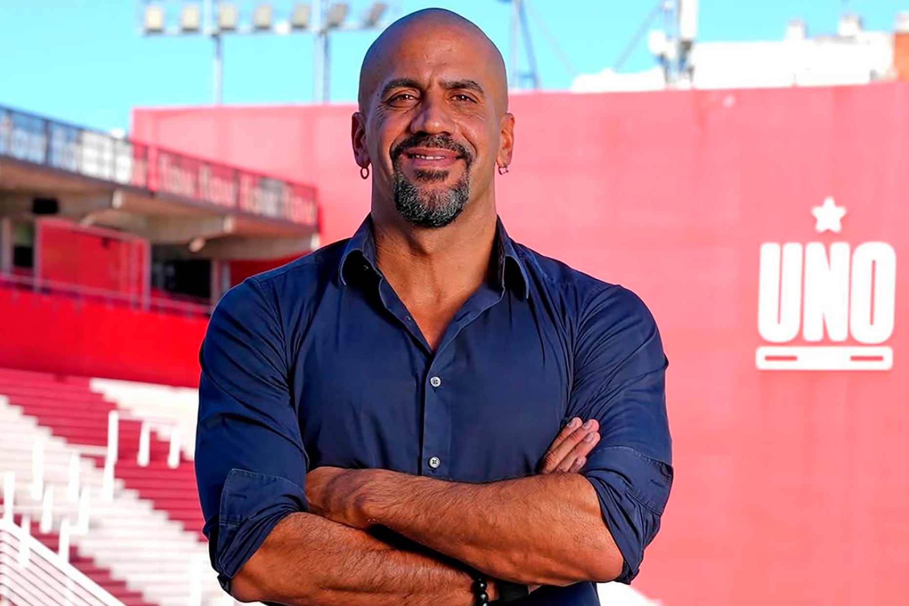 Juan Sebastián Verón, titular de la entidad platense