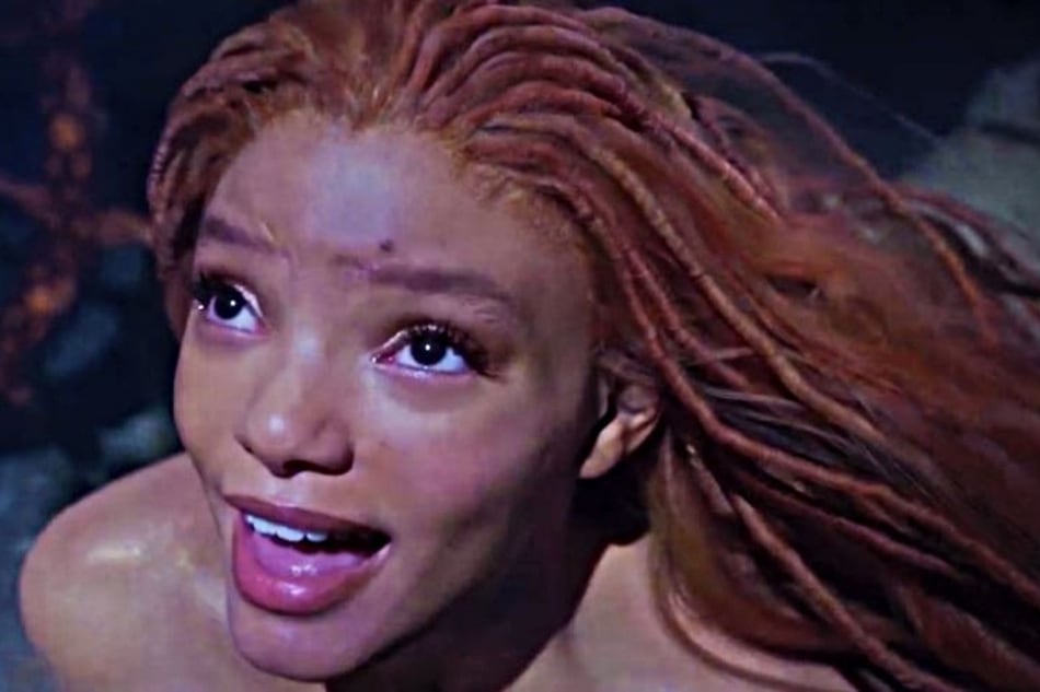 Halle Bailey en el rol de La sirenita, la remake que hace Disney de la película animada de los '90.