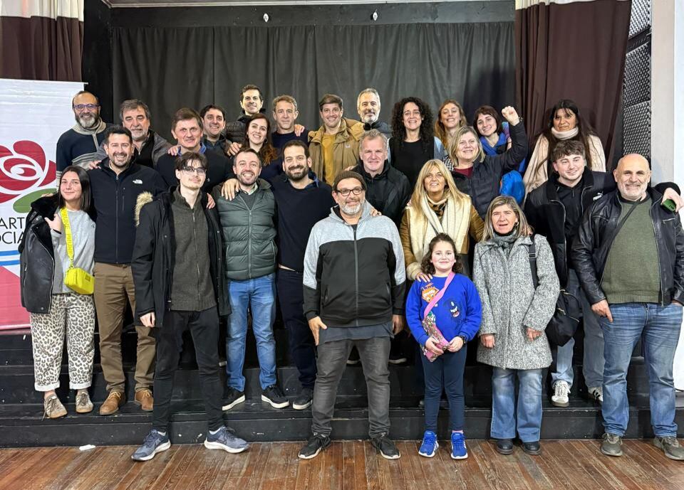 La nueva conducción del socialismo provincial. 