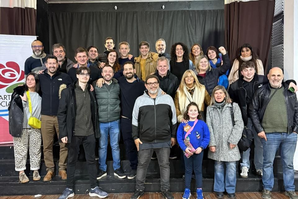 La nueva conducción del socialismo provincial.