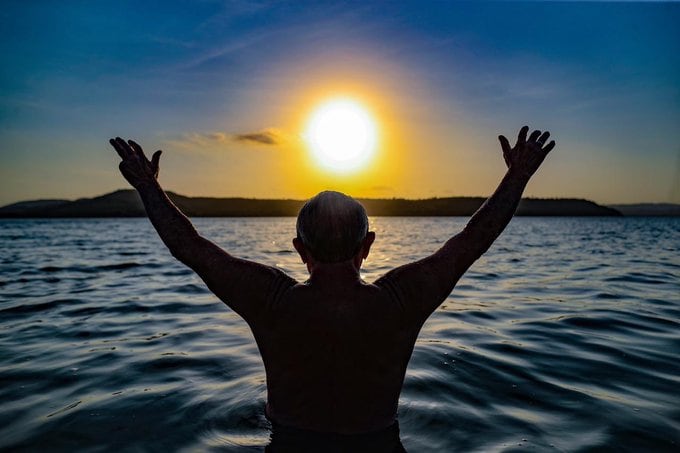 La foto que le tomó Ricardo Stuckert.