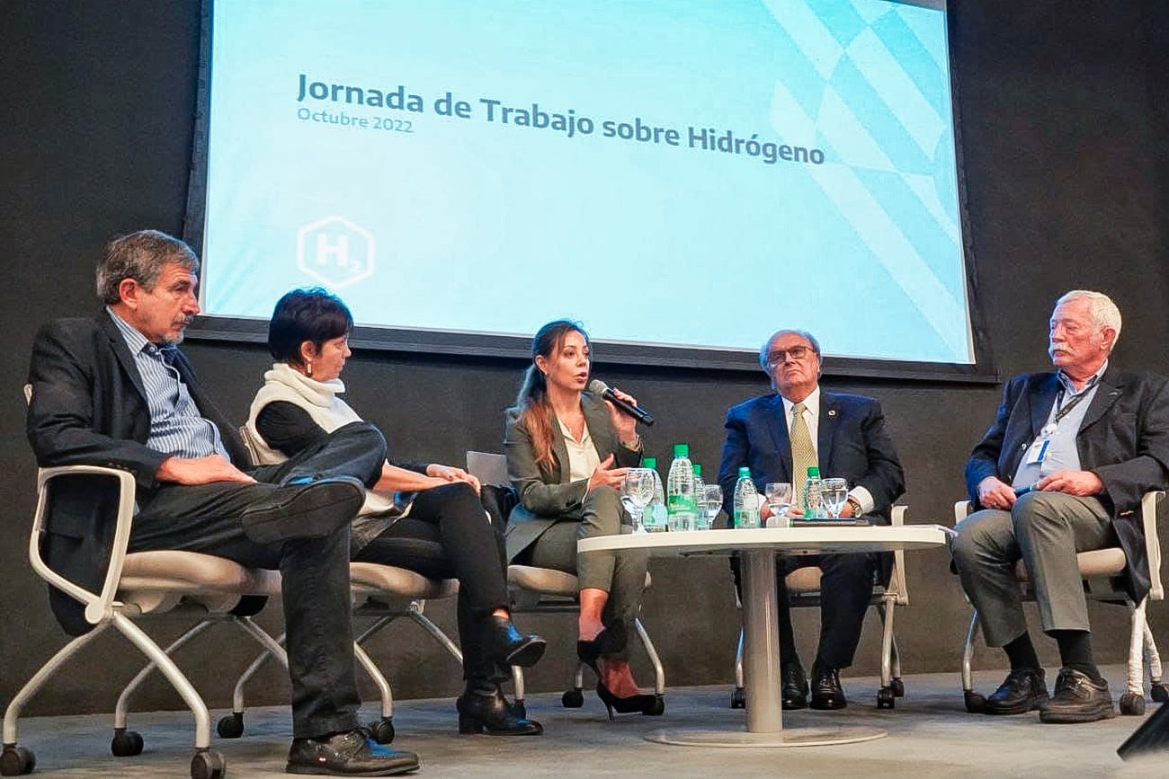 Flavia Royon, de energía, junto a Marcó del Pont (asuntos estratégicos) y De Mendiguren (Industria)