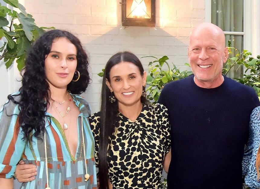 "Estamos muy agradecidos por vos", dijo Demi Moore, su exesposa