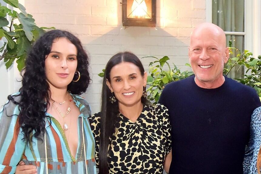 "Estamos muy agradecidos por vos", dijo Demi Moore, su exesposa