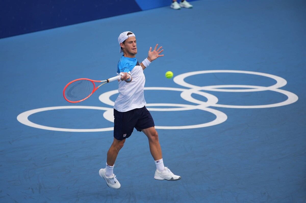 Schwartzman no pudo lucir ni en singles ni en dobles