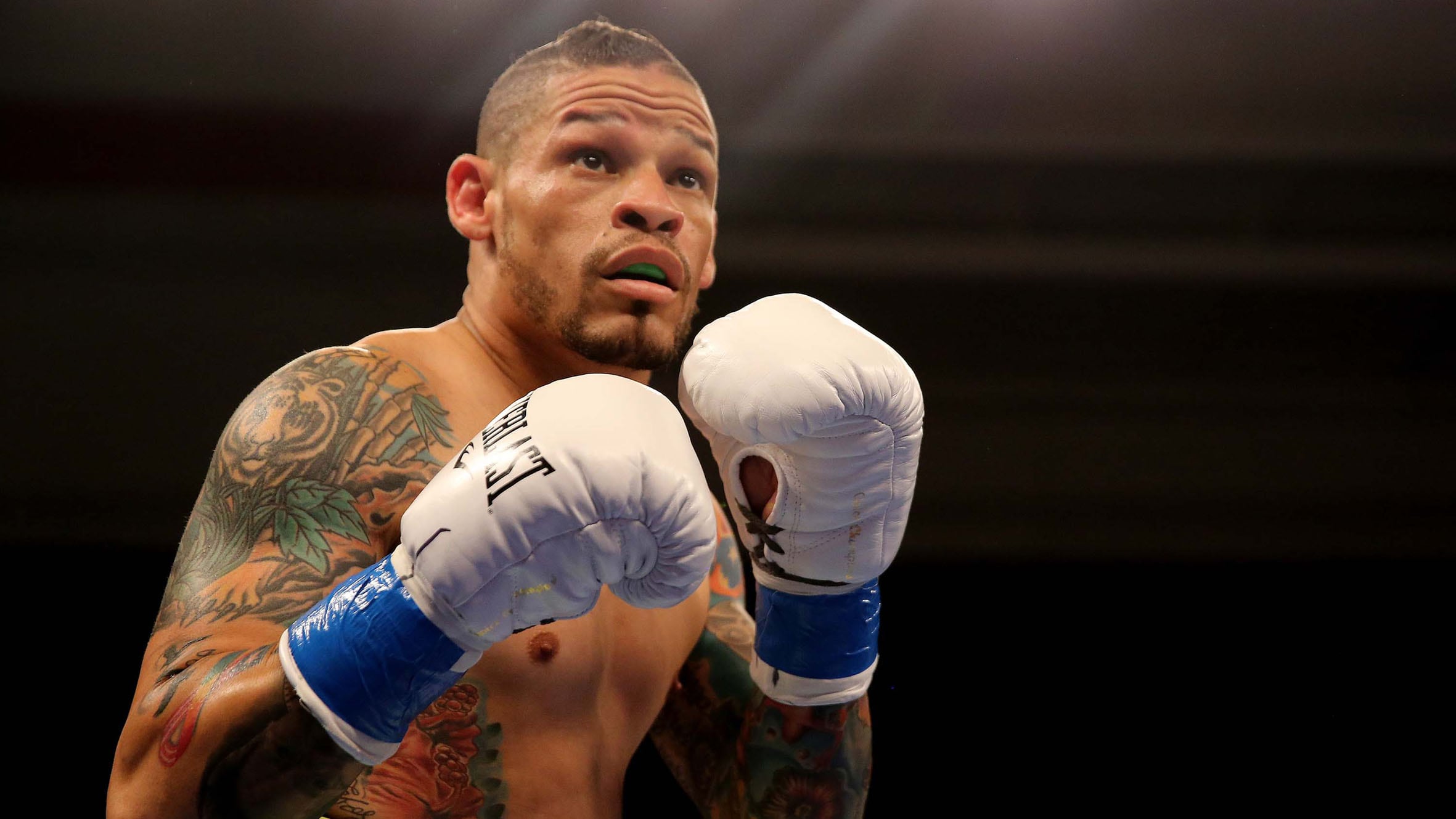 Orlando Cruz en su victoria de 2016 frente al mexicano Rómulo Koasicha.