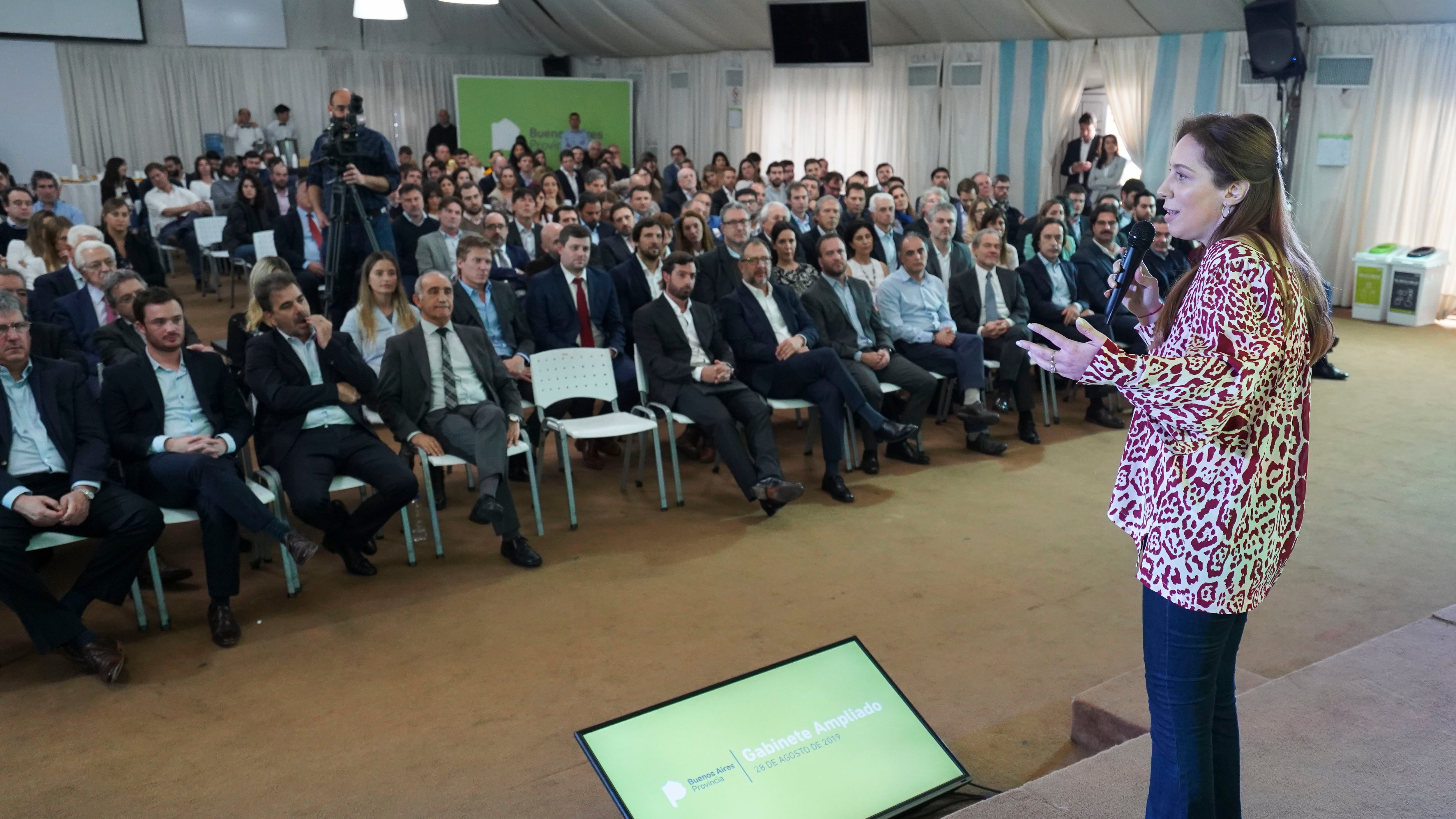 María Eugenia Vidal encabezó un encuentro con 300 funcionarios de su gobierno.