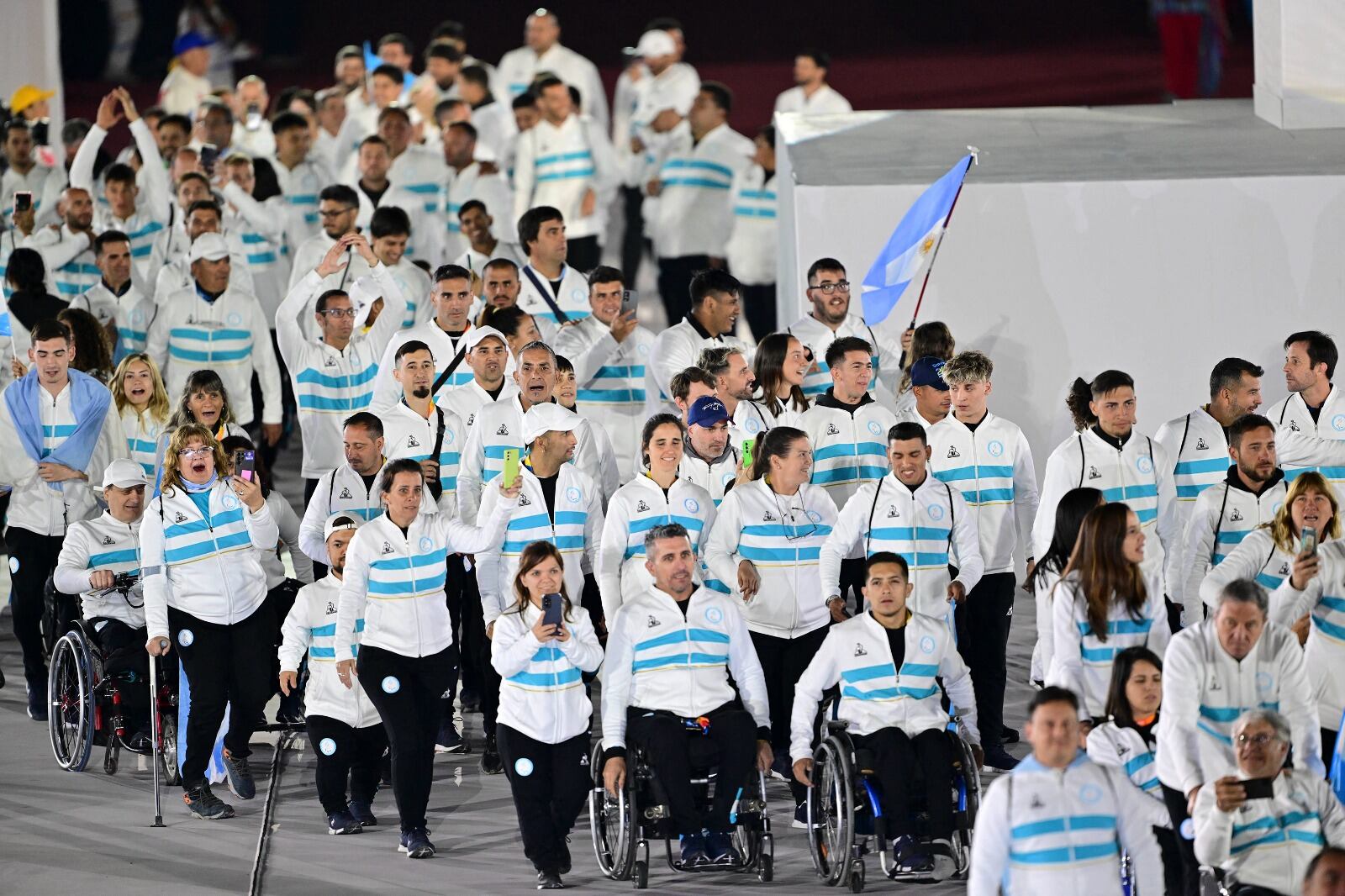 La delegación Argentina en los Parapanamericanos