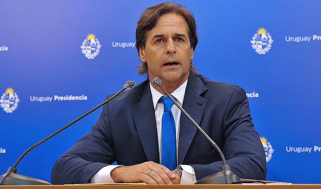 El presidente de Uruguay, Luis Lacalle Pou. Foto: Presidencia de Uruguay
