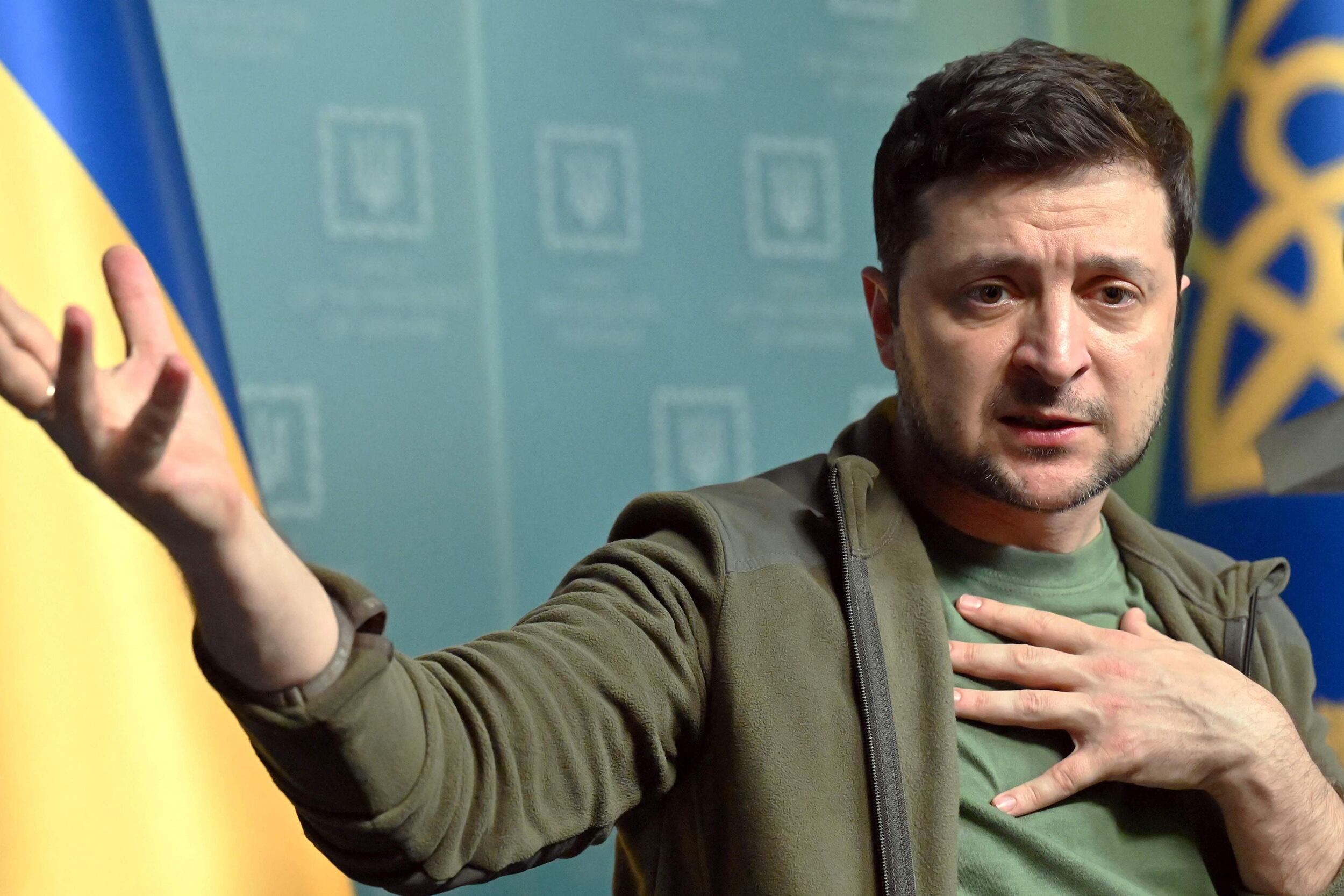 Zelenski reclamó más ayuda militar. 