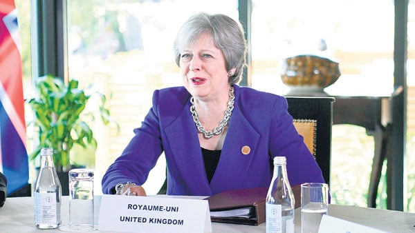 La propuesta de Theresa May no fue rechazada del todo, pero tampoco fue recibida con entusiasmo.