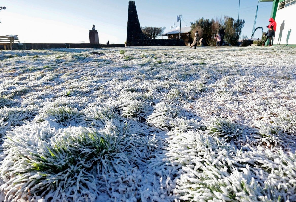 Días inusualmente helados en Brasil.