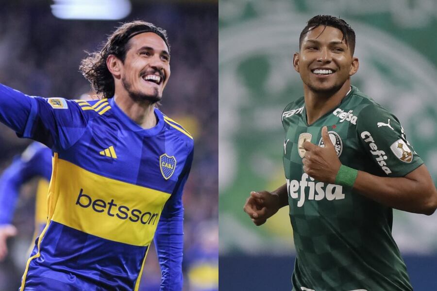 Cavani (AFP) y Rony (CONMEBOL).