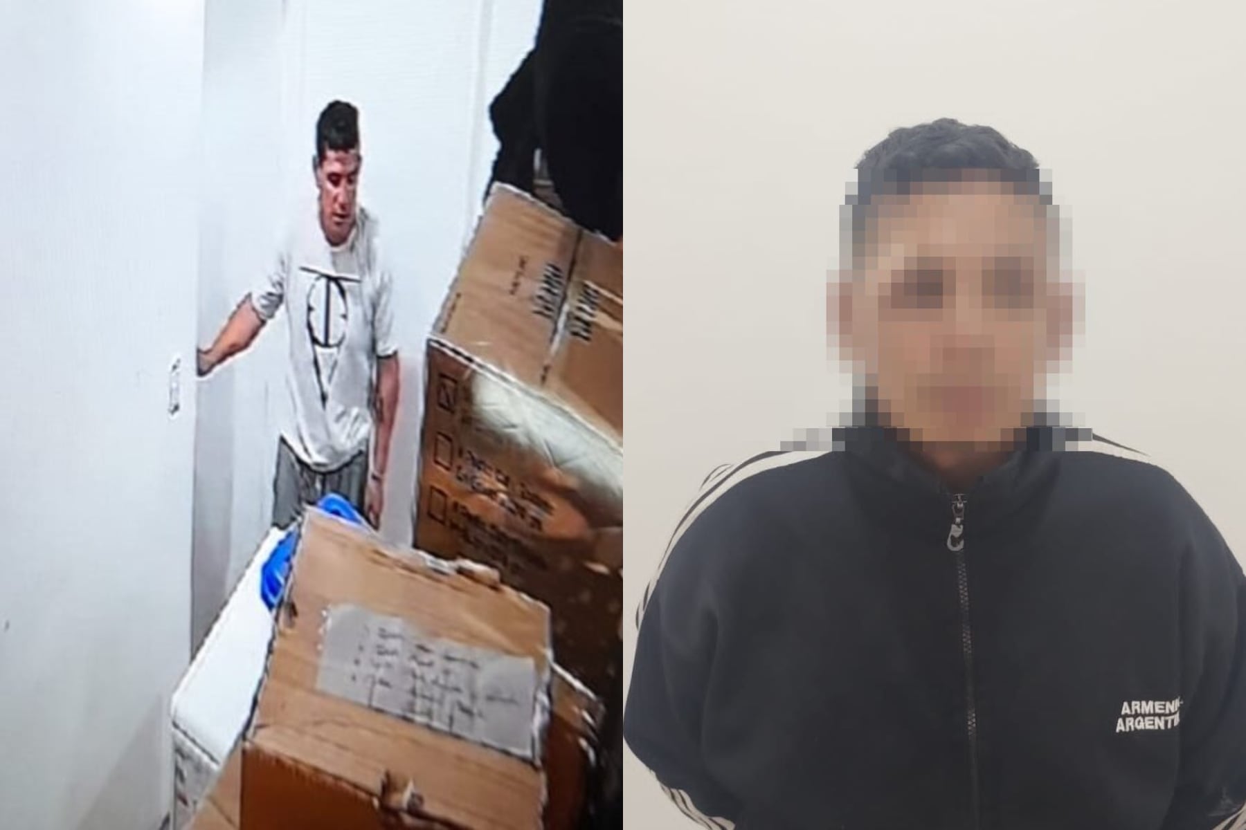 Mediante la obtención de las huellas dactilares, se logró una identificación "indubitable" del agresor